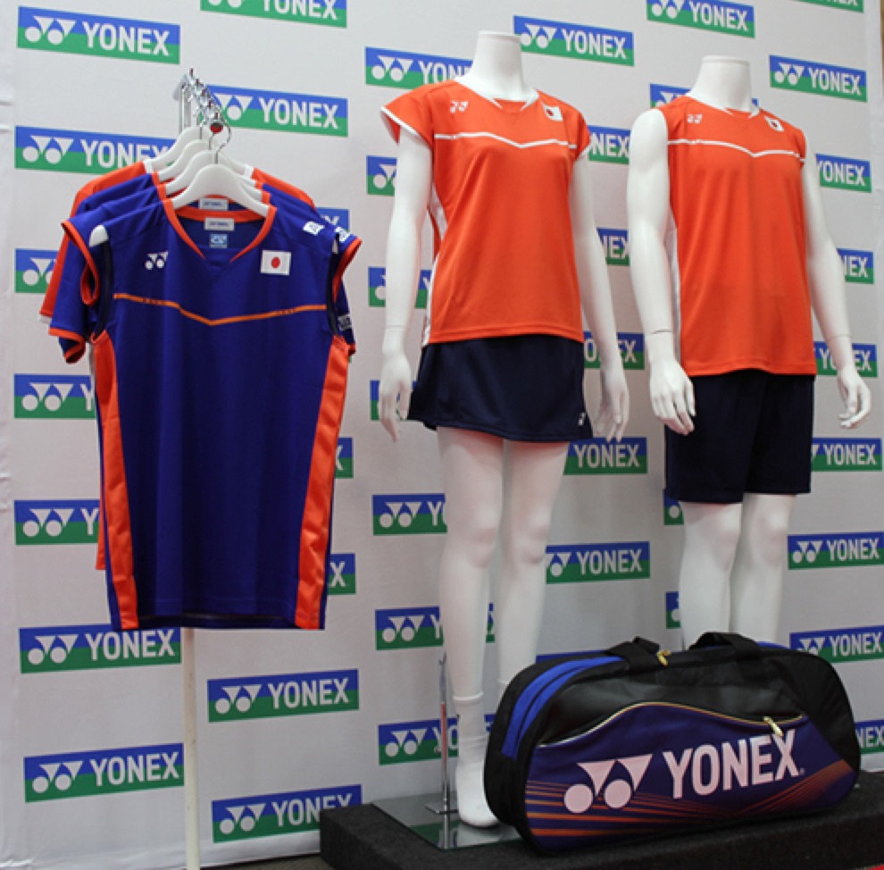 YONEX日本代表モデルユニフォームトップス